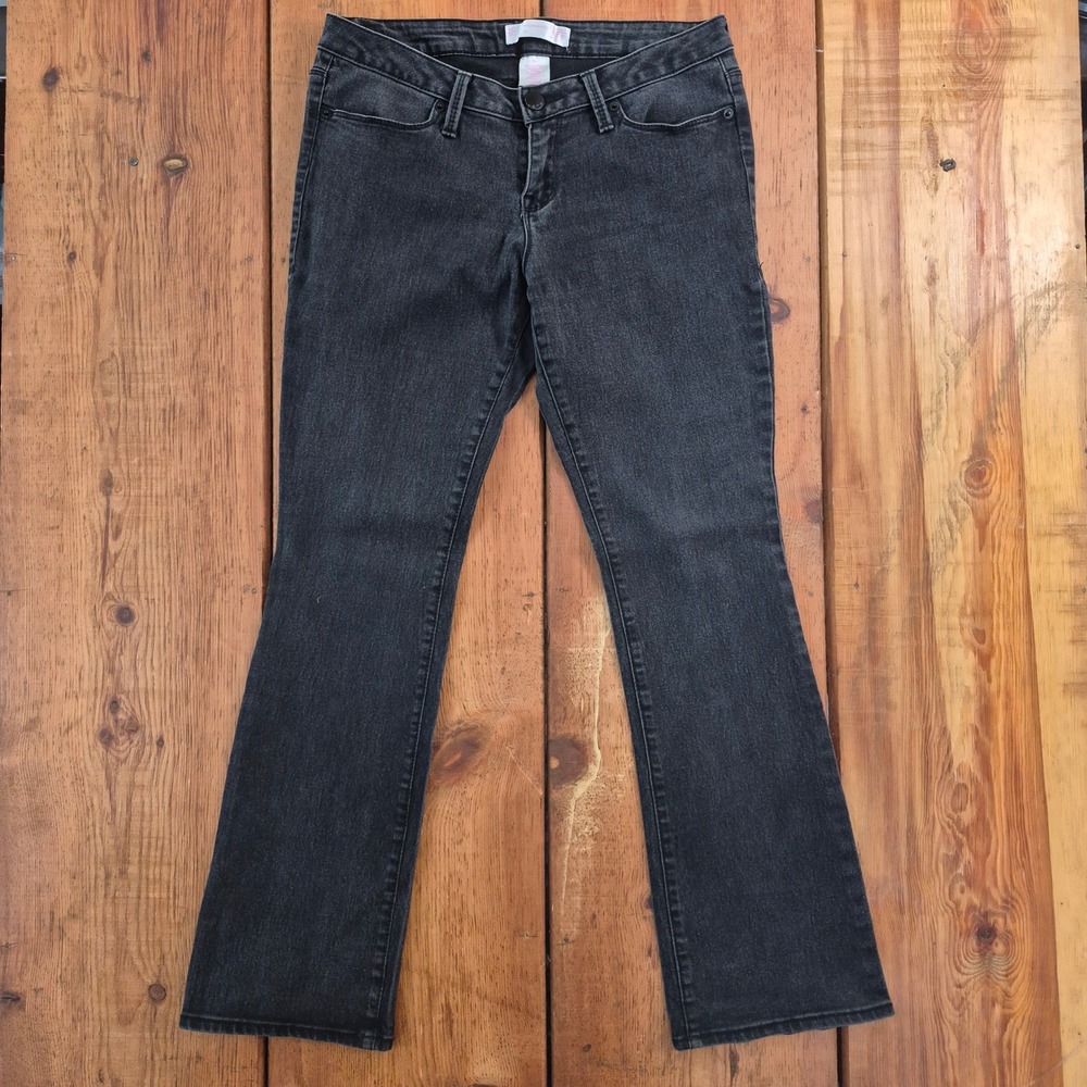 No Boundaries Black Bootcut Jeans Size 11 Faded Wash Stretch Denim NJ37B788K